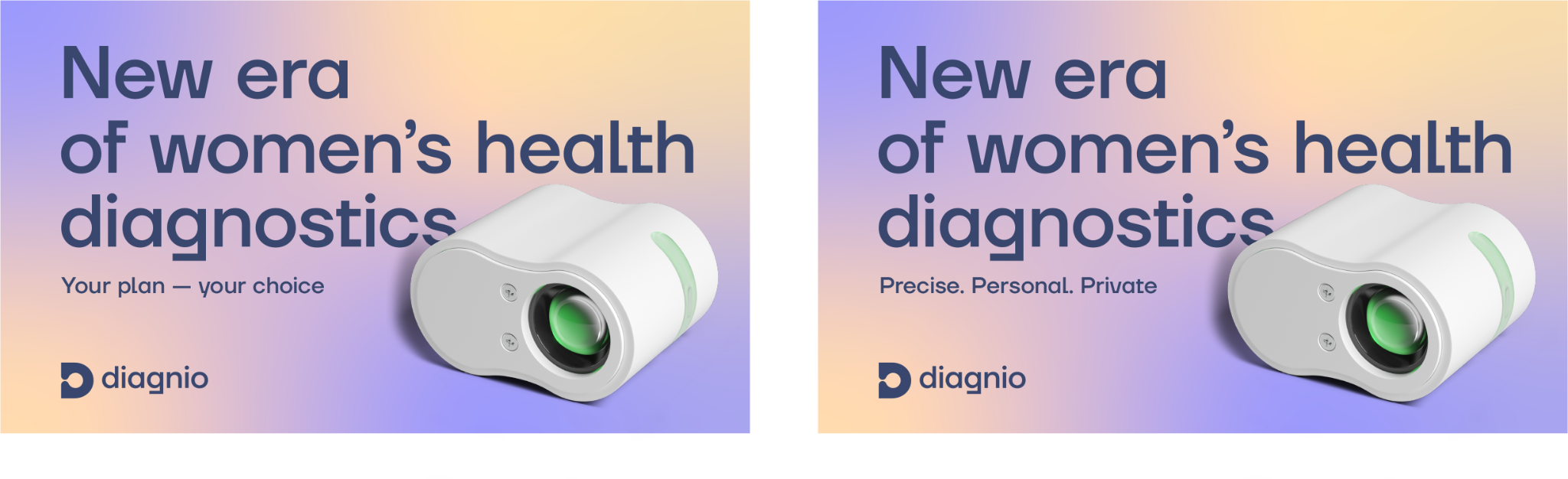 Diagnio: Применение визуальной айдентики