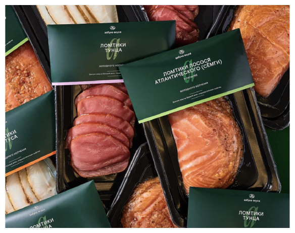 Азбука вкуса: Упаковка рыбной продукции